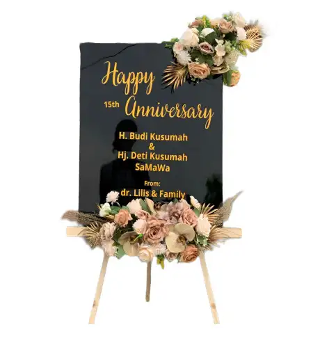 Papan Bunga Akrilik Karang Pilang