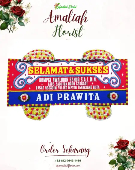 Papan Bunga Ucapan Selamat Karang Pilang