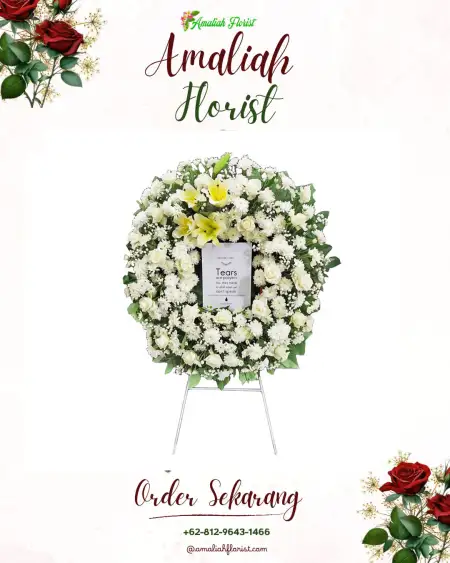 Krans Bunga Duka Karang Pilang