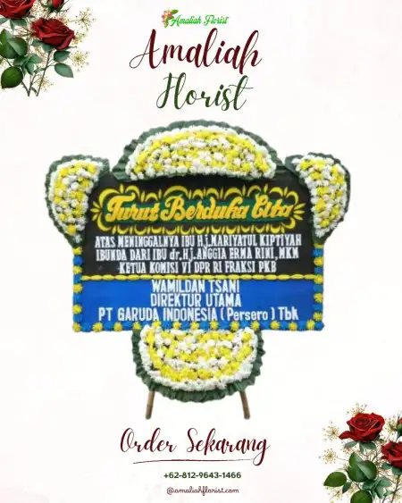 Papan Bunga Duka Karang Pilang